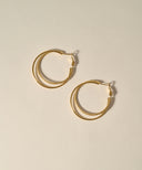 Dual Line Hoop Pierce［Stainless］