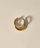 Flow Bicolor Ear Cuff［Stainless］
