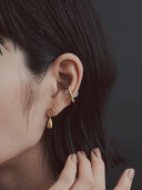 Flow Bicolor Ear Cuff［Stainless］