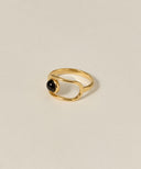 Gemstone Open Frame Ring［Silver925］