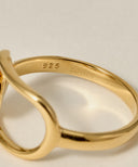 Gemstone Open Frame Ring［Silver925］