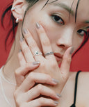 Gemstone Open Frame Ring［Silver925］