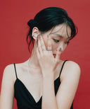 Gemstone Open Frame Ring［Silver925］