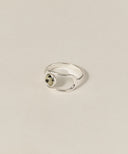 Gemstone Open Frame Ring［Silver925］