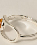 Gemstone Open Frame Ring［Silver925］