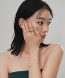 Gemstone Open Frame Ring［Silver925］