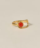 Gemstone Open Frame Ring［Silver925］
