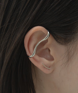 Cross Line Ear Cuff & Helix Ear Cuff