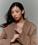 Hinged Lunar Dust Hoop Pierce［Stainless］