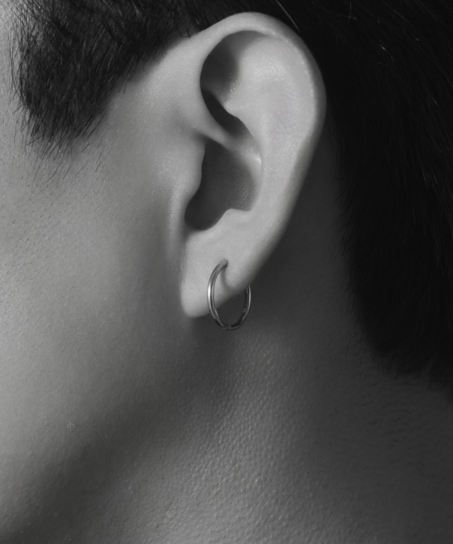Hinged Thin Hoop Pierce［Stainless］ | 大人のメンズピアス通販