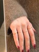 Layered Ring 4 Set［Stainless］