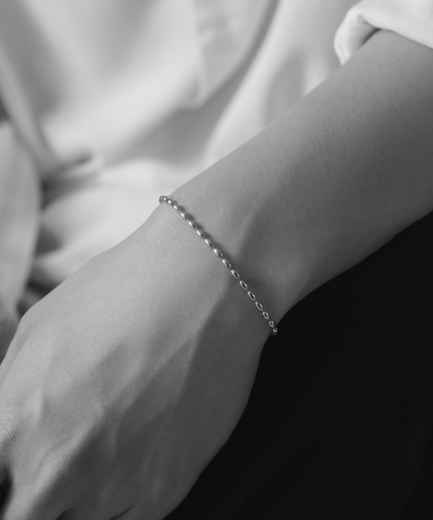 Jujube Ball Chain Bracelet［Stainless］ | 大人のブレスレット通販