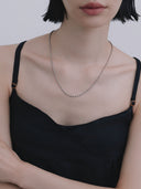 Jujube Ball Chain Necklace［Stainless］