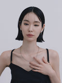 Jujube Ball Chain Necklace［Stainless］
