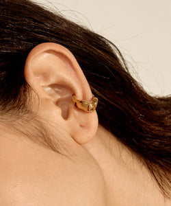 Lava Oval Earring