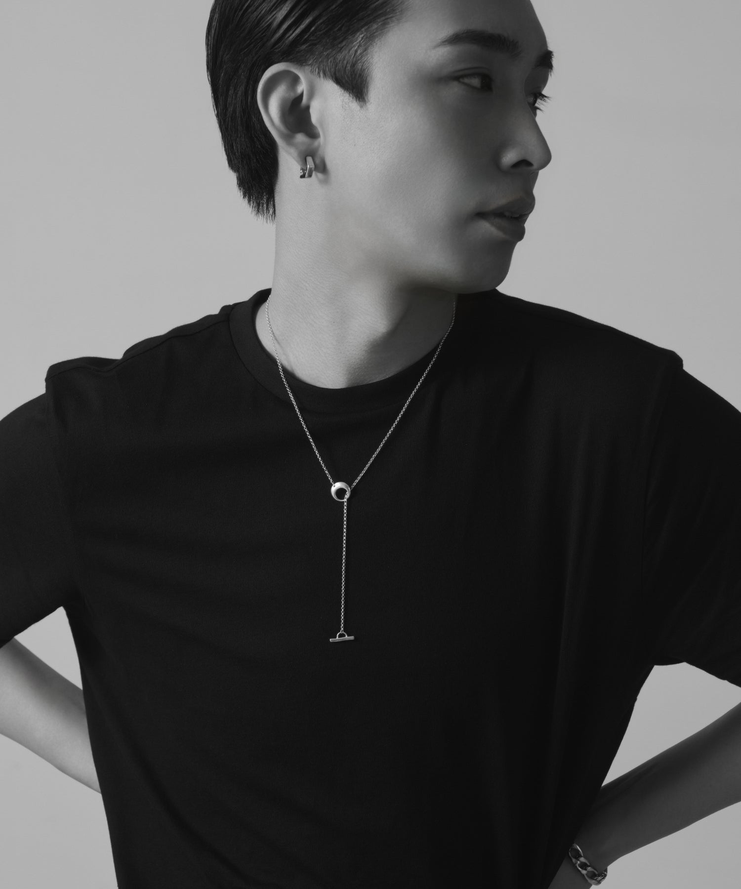 Mantel Lariat Necklace［Silver925］ | 大人のメンズネックレス通販