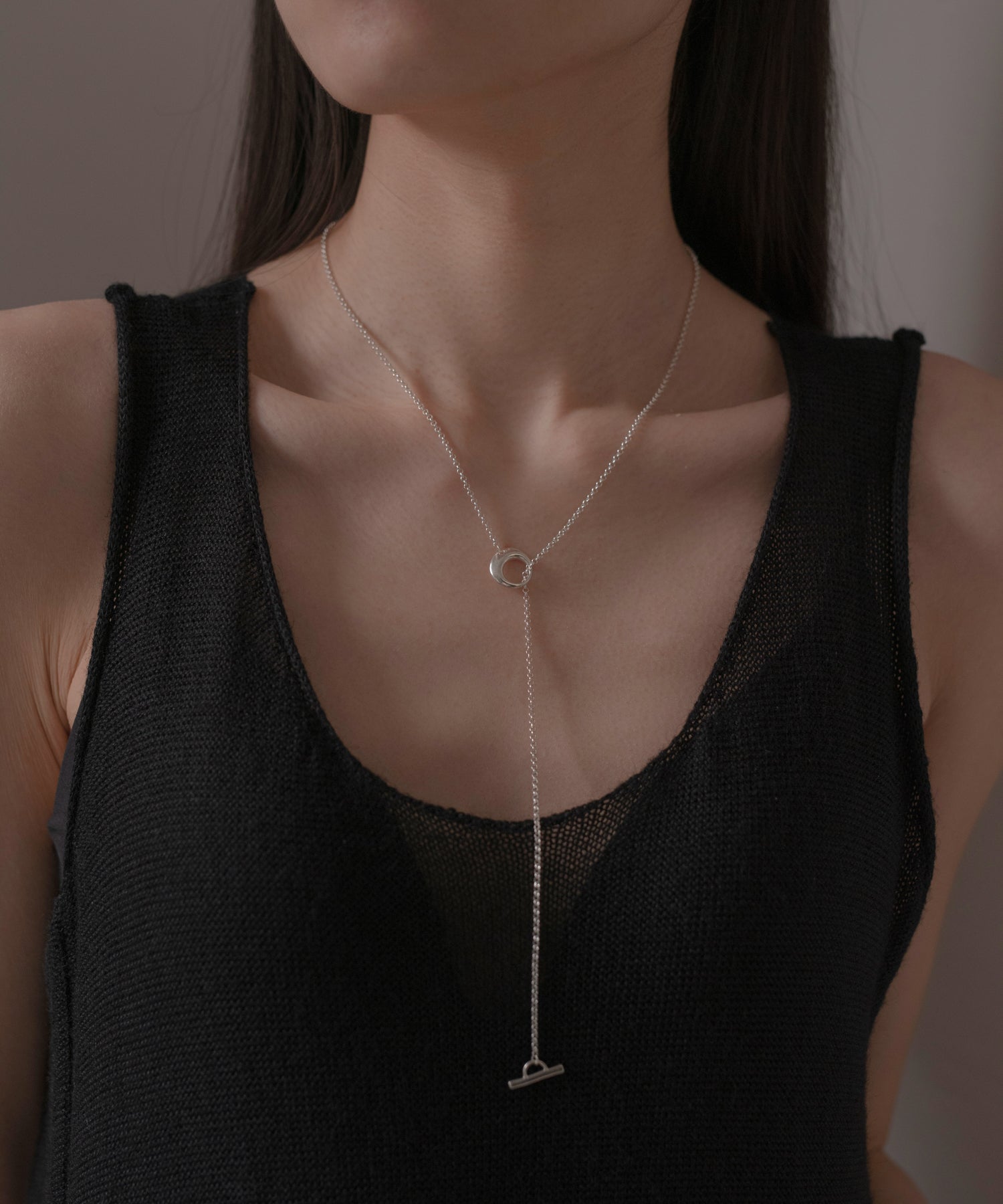 Mantel Lariat Necklace［Silver925］ | 大人のメンズネックレス通販