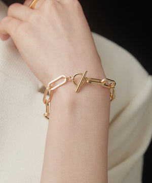 Mantel Oval Chain Bracelet [Stainless] | Adult bracelet mail order 
