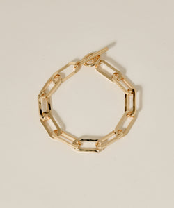 Mantel Oval Chain Bracelet［Stainless］