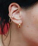 Mini Compact Oval Pierce［Silver925］