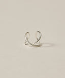 Mini Thin Cross Ear Cuff［Silver925］