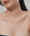 Mixed Link Chain Necklace［Silver925］