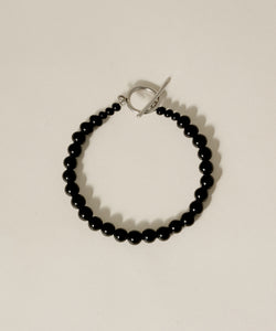 Onyx Ball Bracelet[Stainless] 