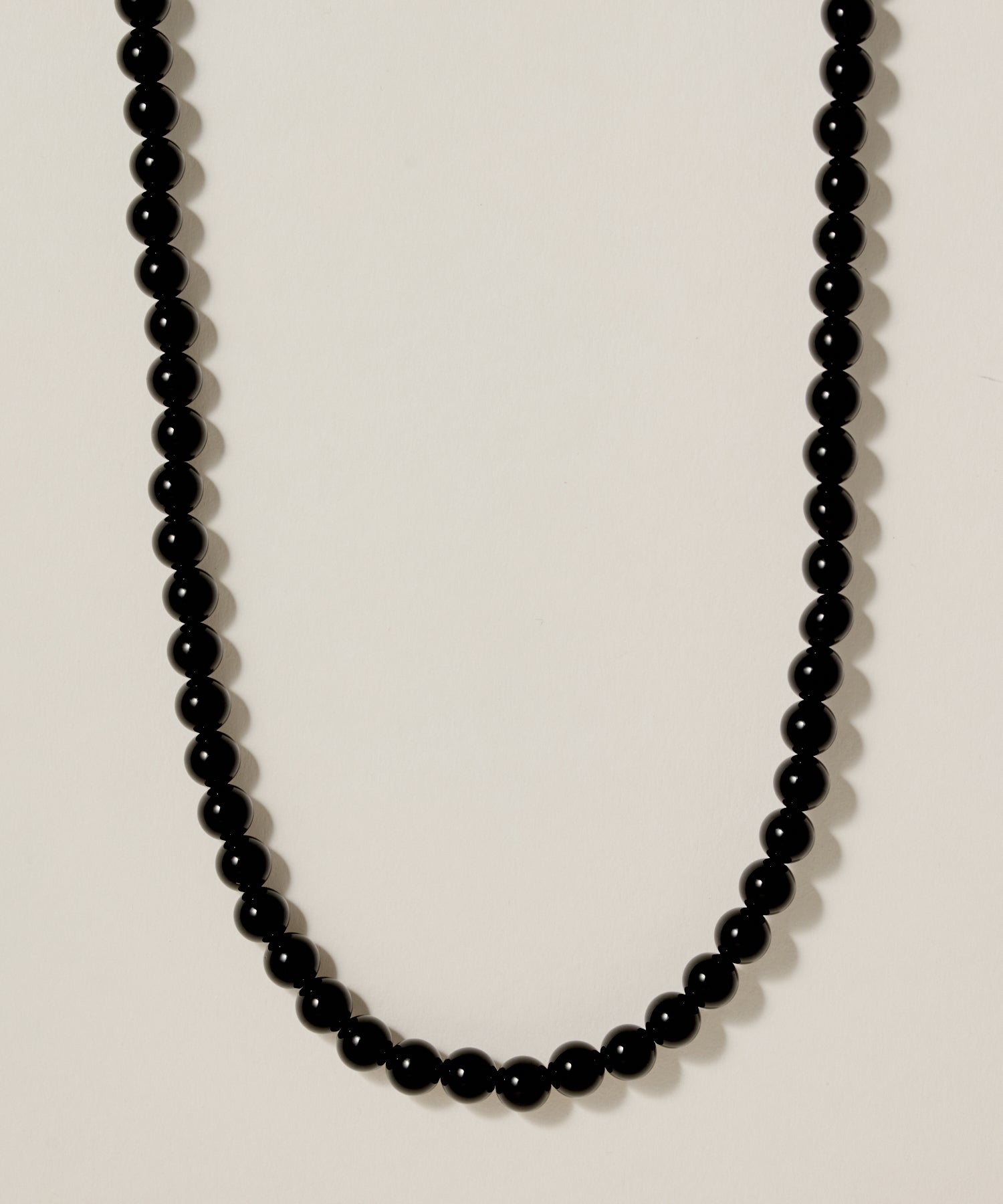 Onyx Ball Necklace［Stainless］ | 大人のメンズネックレス通販
