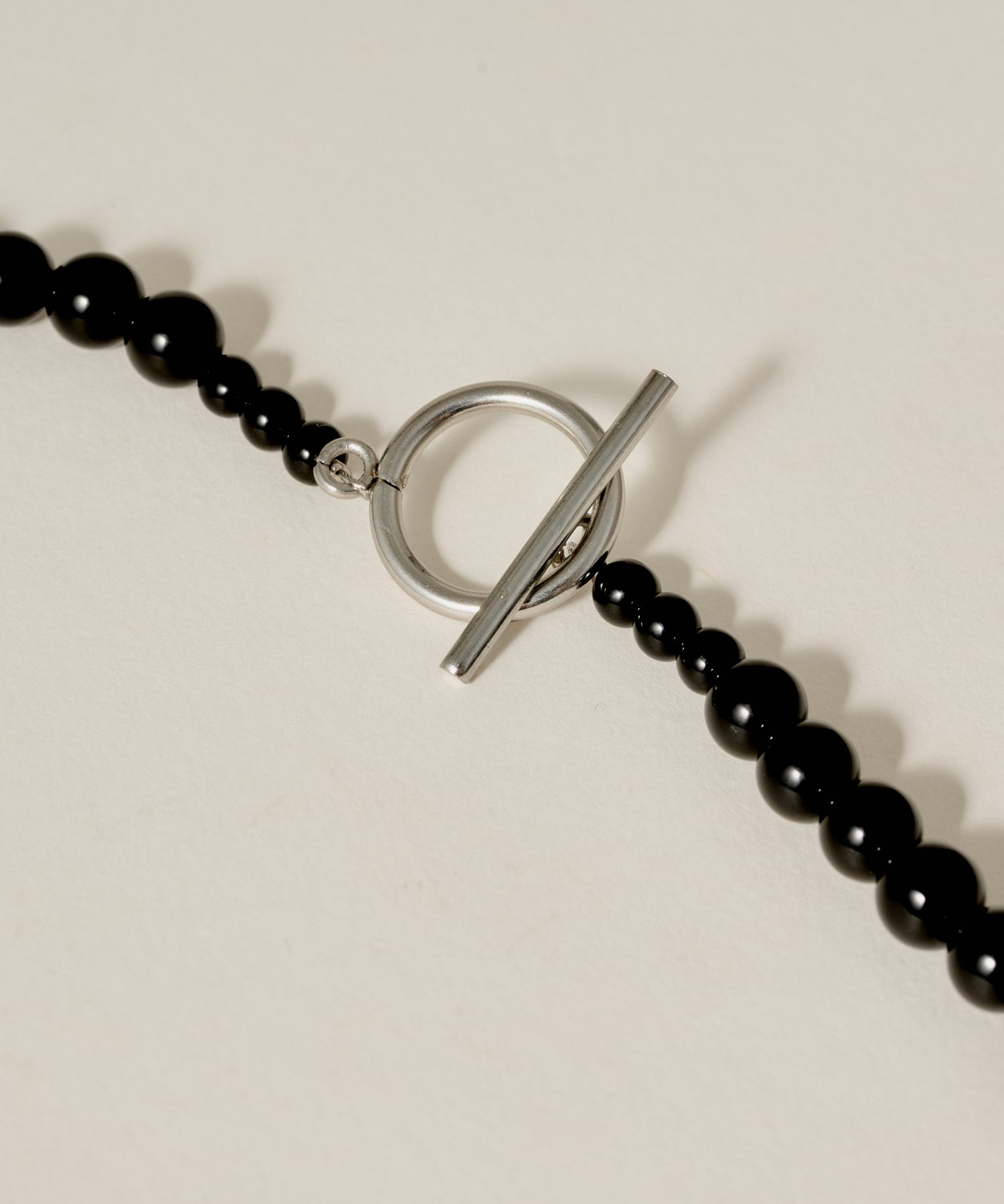 Onyx Ball Necklace［Stainless］ | 大人のメンズネックレス通販