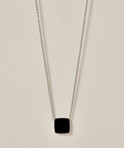 Onyx Pendant Necklace［Stainless］