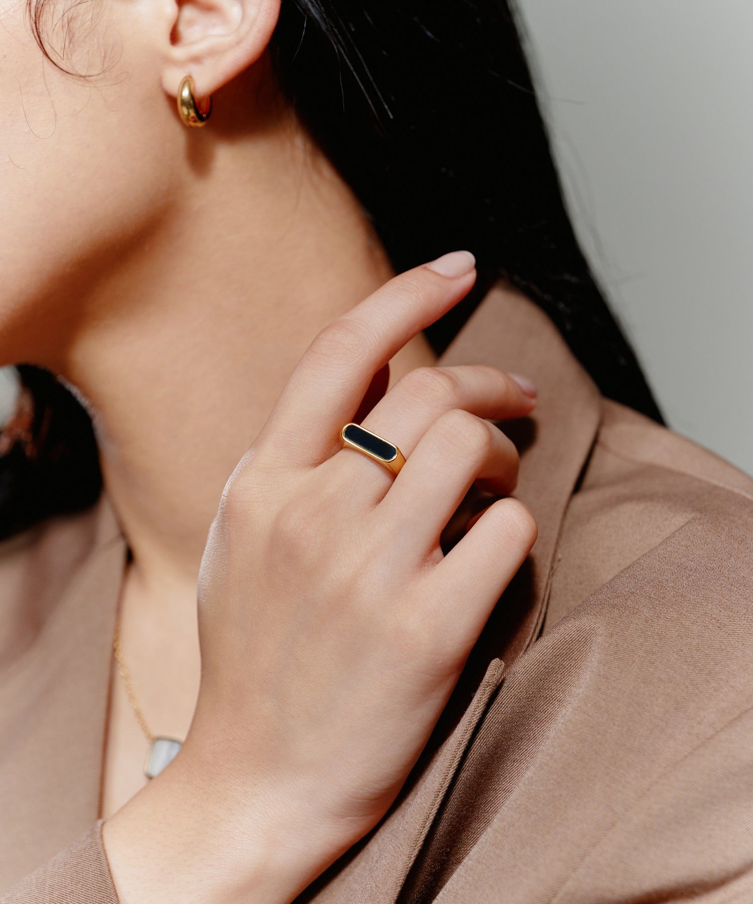 Onyx Signet Ring［Stainless］ | novice（ノーヴィス）公式オンライン