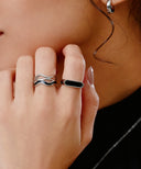 Onyx Signet Ring［Stainless］