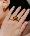 Orbit Double Finger Ring［Stainless］