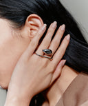 Orbit Double Finger Ring［Stainless］