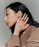 Orbit Double Finger Ring［Stainless］