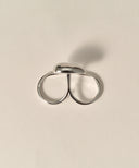 Orbit Double Finger Ring［Stainless］