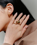 Orbit Double Finger Ring［Stainless］