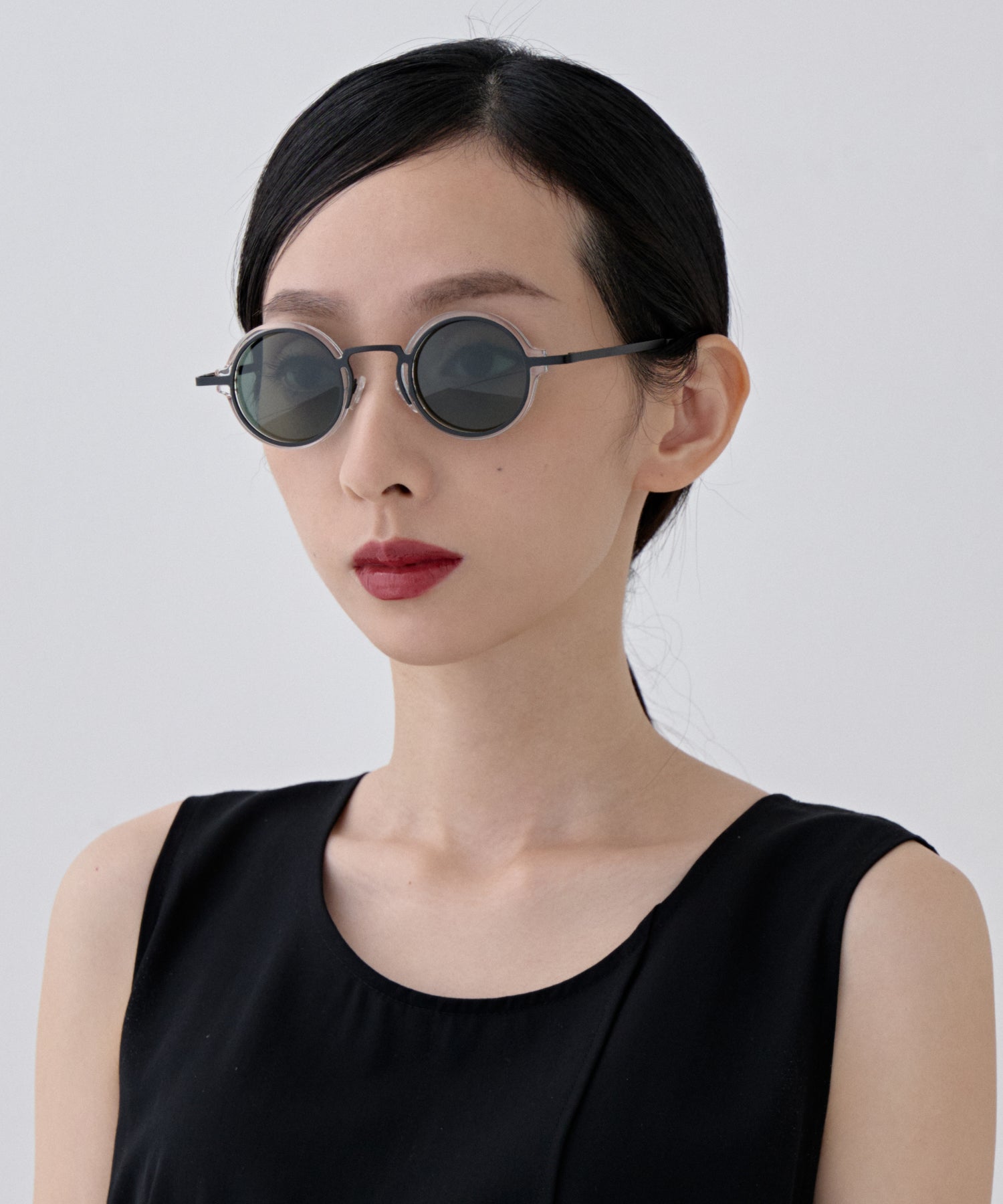 NOsWEA ブラック ラウンドフレーム サングラス Adams】デザインラウンドサングラス | 毎日使える大人のサングラス通販
