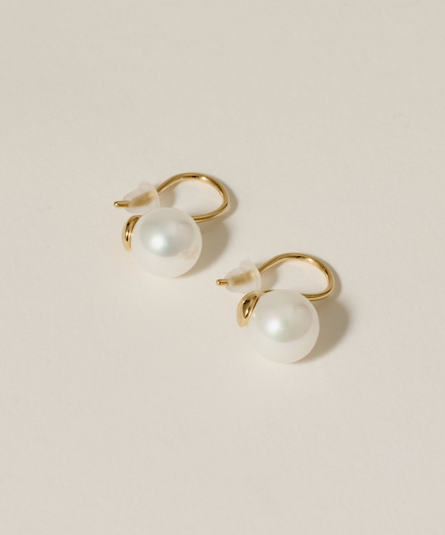 Pearl Hook Pierce［Stainless］ | 大人のための毎日使えるピアス通販