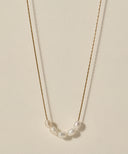 Petite Pearl Necklace［Stainless］
