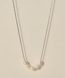 Petite Pearl Necklace［Stainless］