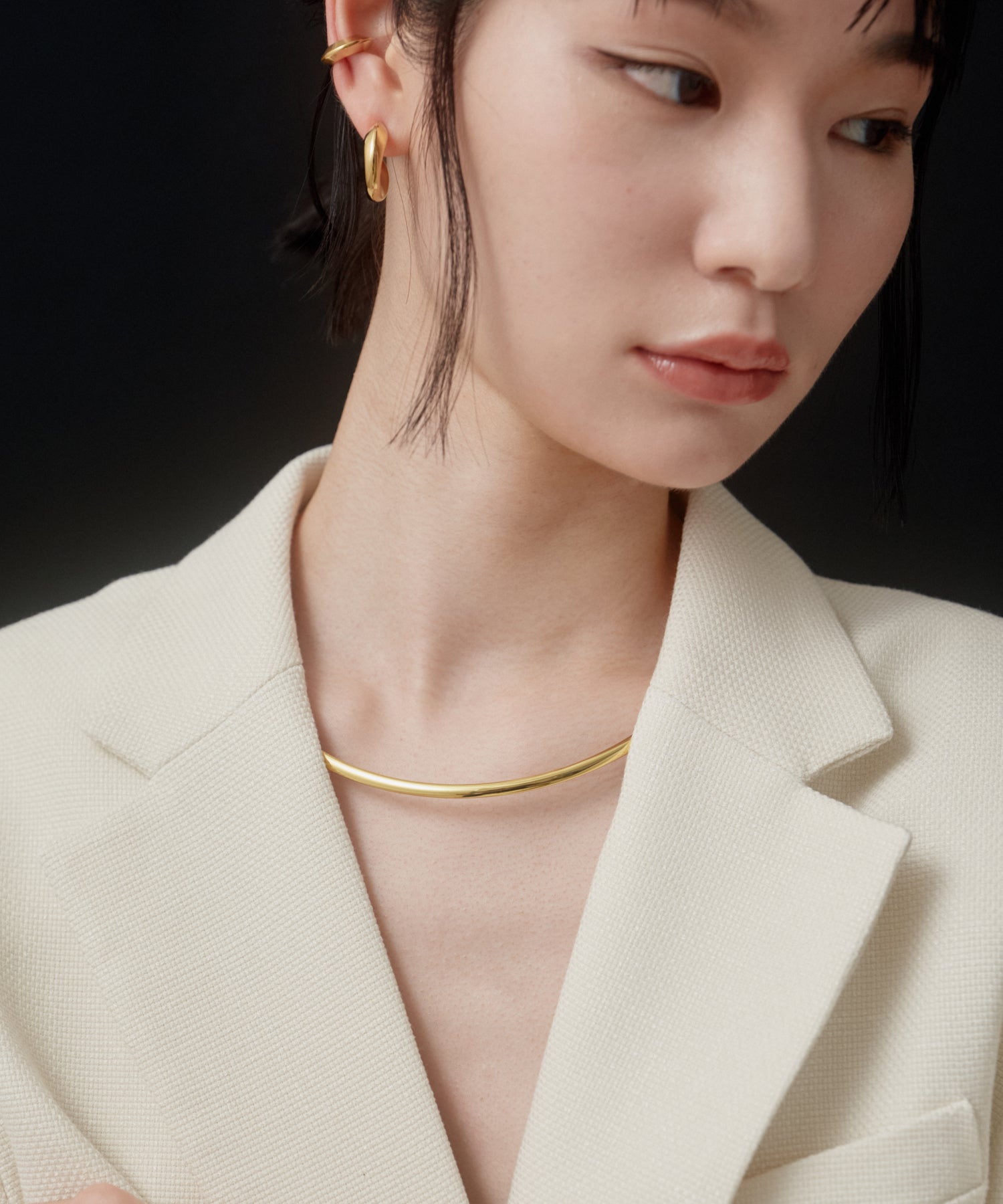 Plain Choker［Stainless］ | 大人のための毎日使えるネックレス通販