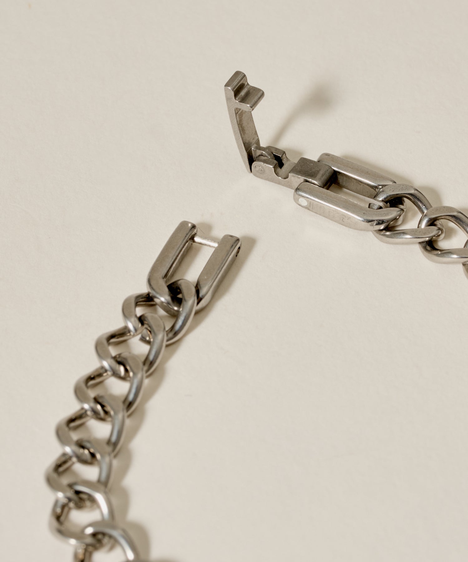 Plate Chain Bracelet［Stainless］ | 大人の毎日使えるブレスレット