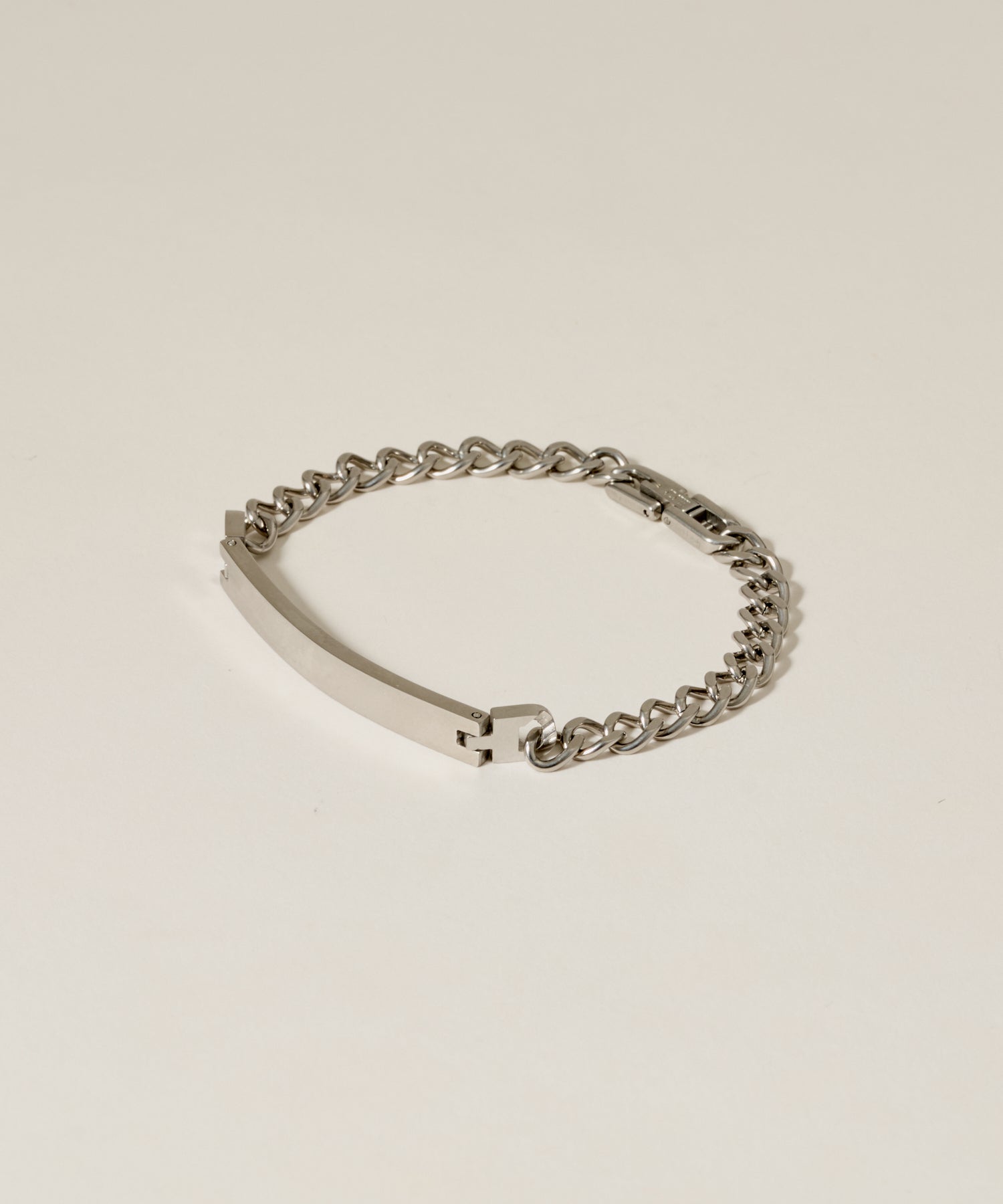 Plate Chain Bracelet［Stainless］ | 大人の毎日使えるブレスレット