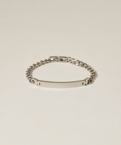 Plate Chain Bracelet［Stainless］