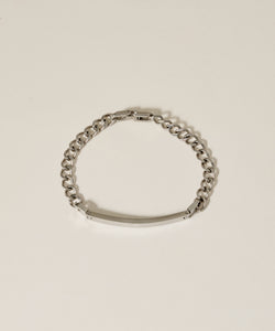 Plate Chain Bracelet［Stainless］