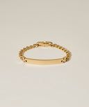 Plate Chain Bracelet[Stainless] 