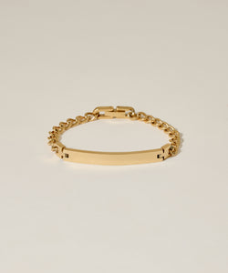 Plate Chain Bracelet[Stainless] 