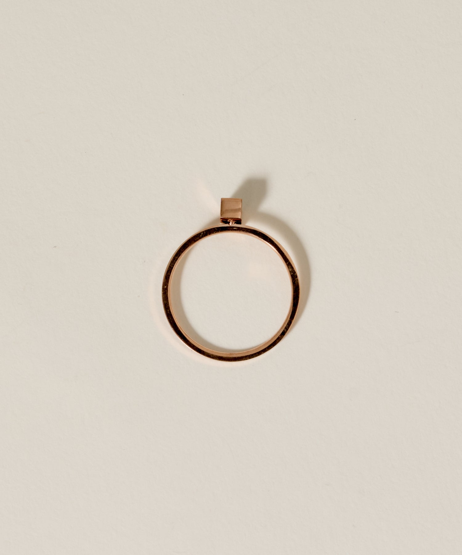 Rectangle Stone Motif Ring［Stainless］ | 大人の毎日使えるリング