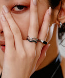 Ripple Open Ring［Stainless］